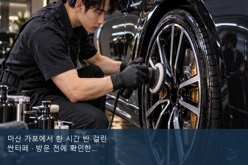 마산 가포에서 한 시간 반 걸린 싼타페 · 방문 전에 확인한 것